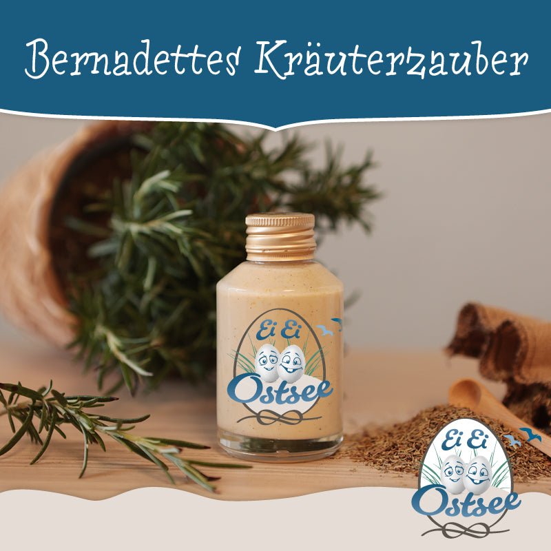 Premium Eierlikör "Bernadettes Kräuterzauber" –  Rosmarin-Eierlikör (1 Flasche, 100 ml)