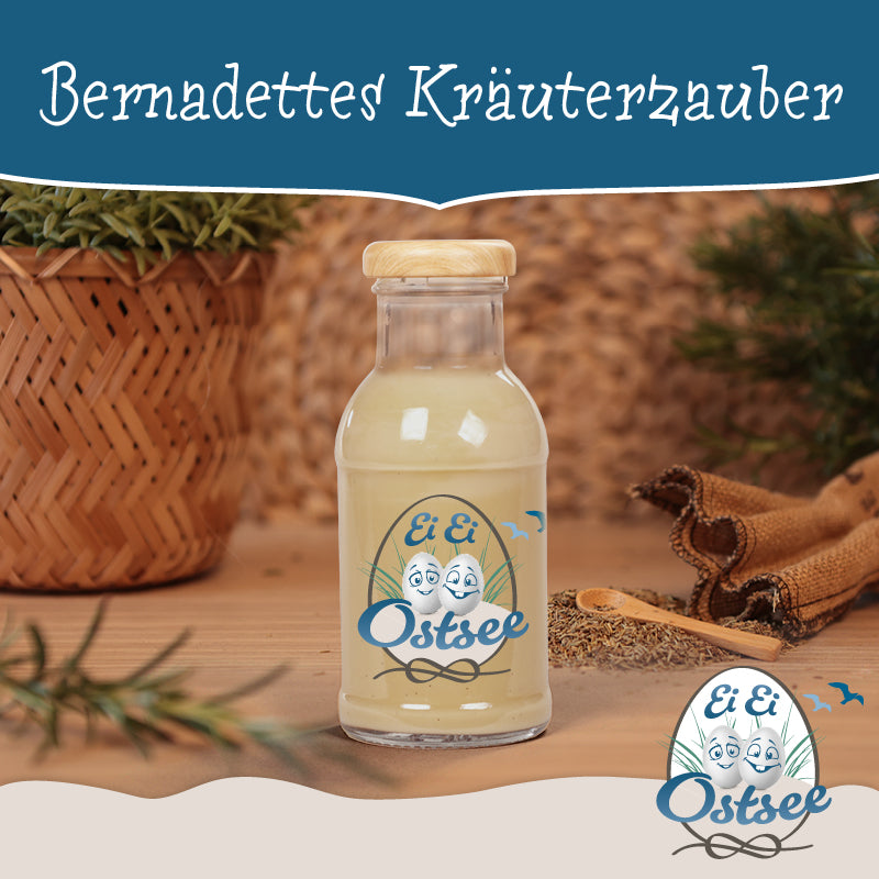 Premium Eierlikör "Bernadettes Kräuterzauber" –  Rosmarin-Eierlikör (1 Flasche, 200 ml)